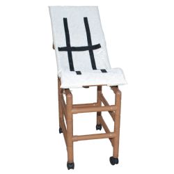 Wood Tone Large Reclining Pediatric Shower Chair